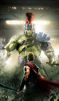 Image result for Thor vs Hulk Desk Art