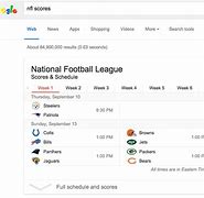 Image result for NFL Scores Logo