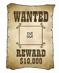 Image result for Wanted Poster Clip Art