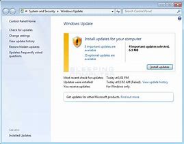 Image result for Windows 7 Update Screen