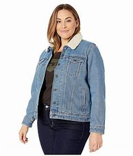 Image result for Women's Sherpa Lined Jean Jacket