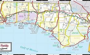 Image result for Florida Panhandle Map Gulf Coast
