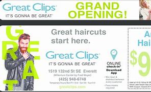 Image result for Great Clips Senior Coupons