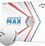 Image result for Callaway 2021 Supersoft MAX Gloss White Golf Balls