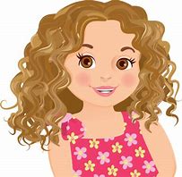 Image result for Long Curly Hair Cartoon