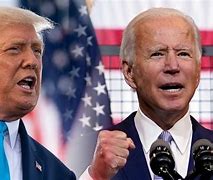Image result for Trump and Biden On Debate Stage