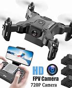 Image result for 4Drc V8c Drone With 720P HD Camera For Adults And Children FPV Real-Time Video, 2 Modular Batteries And Storage Bag, Orange