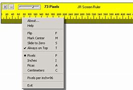 Image result for Ruler On Computer Screen