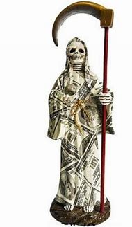 Image result for Santa Muerte Money Statues