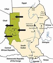 Image result for Darfur States Map