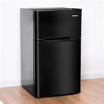 Image result for small black refrigerator