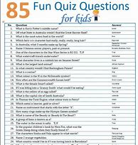 Image result for Funny Quiz Questions with Answers