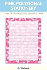 Image result for Pink Printable Stationery