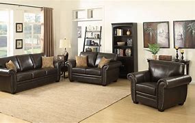 Image result for Living Room Furniture Leather Sofa