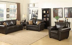 Image result for Leather Sofa Sets Living Room