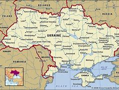 Image result for Ukraine Surrounding Countries Map