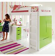 Image result for Kids Loft Bed with Desk Underneath