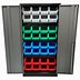 Image result for Storage Cabinet with Bins
