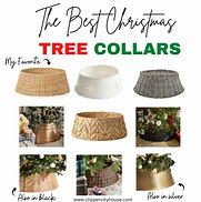 Image result for Glossy Red Christmas Tree Collar 27" | Crate & Barrel