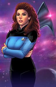 Image result for Star Trek Deanna Troi in the Turbolift Pic