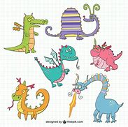 Image result for Draw Silly Dragon