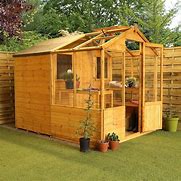 Image result for Small Wooden Garden Storage Shed