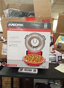 Image result for Kalorik High Heat Stone Pizza Oven, Red
