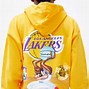 Image result for Lakers Hoodie Courtside