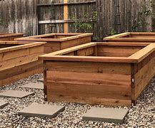 Image result for Cedar Wood Raised Garden Beds