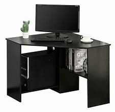 Image result for Black PC Desk