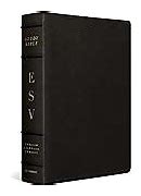 Image result for ESV Study Bible, Black Genuine Leather