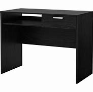 Image result for Writing Desk with Drawers and Shelves