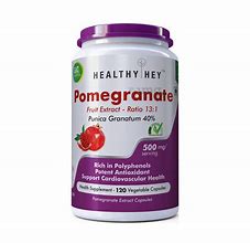 Image result for Pomegranate Capsules 500Mg