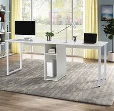 Image result for Small Computer Desk with Storage Drawers
