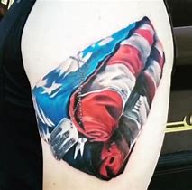 Image result for Military American Flag Tattoos
