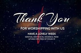 Image result for Thank You for Worshipping with Us