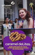 Image result for Girl Scout Caramel Delites Cookies - Samoas