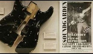 Image result for Kurt Cobain Broken Guitar