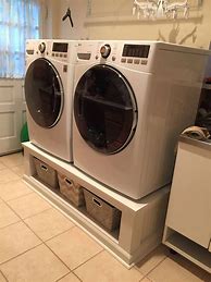 Image result for Washer Dryer Pedestal with Drawers