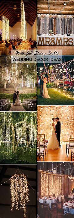 30 Stunning and Creative String Lights Wedding Decor Ideas – Stylish Wedd Blog