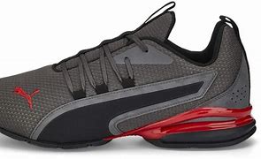 Image result for PUMA Axelion Interest Stripe Sneakers JR, High Risk Red/Black, 4