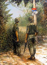 Image result for Vietnam War Soldier Art