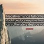 Image result for Self Negativity Quotes