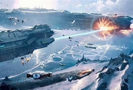 Image result for Sci-Fi Space Battle Wallpaper