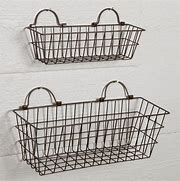 Image result for Metal Basket Shelf