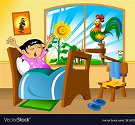Image result for Morning Waking Up Cartoon