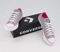 Image result for Grey and Pink Converse