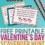 Image result for Valentine Scavenger Hunt for Kids Printables