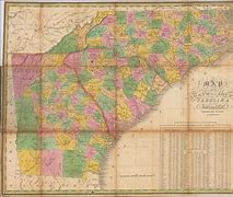 Image result for Georgia North Carolina Line Map