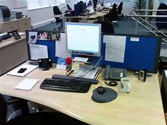 Image result for Black Office Desk